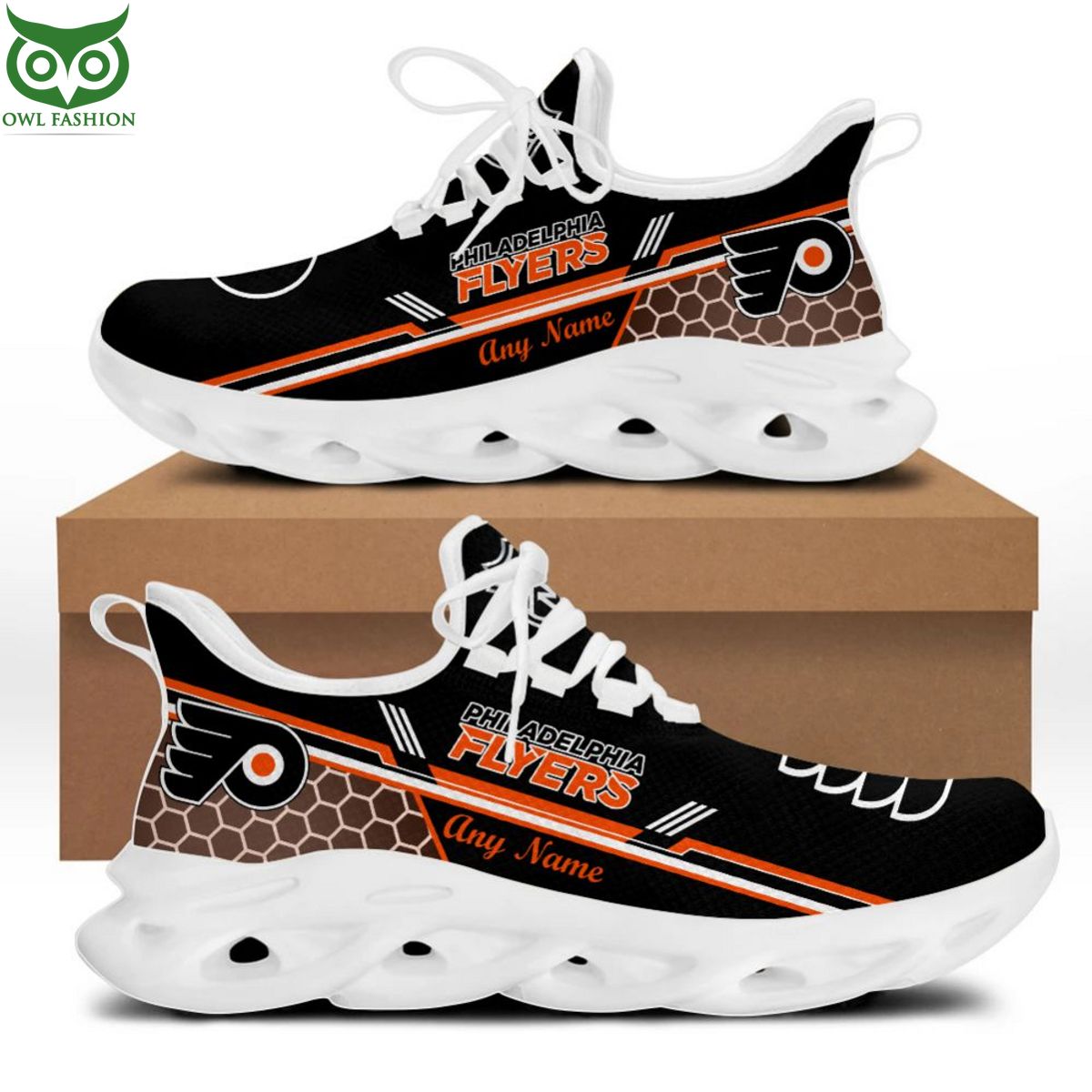 JWFancy Philadelphia Flyers Max Soul Shoes Sneakers For Men And Women