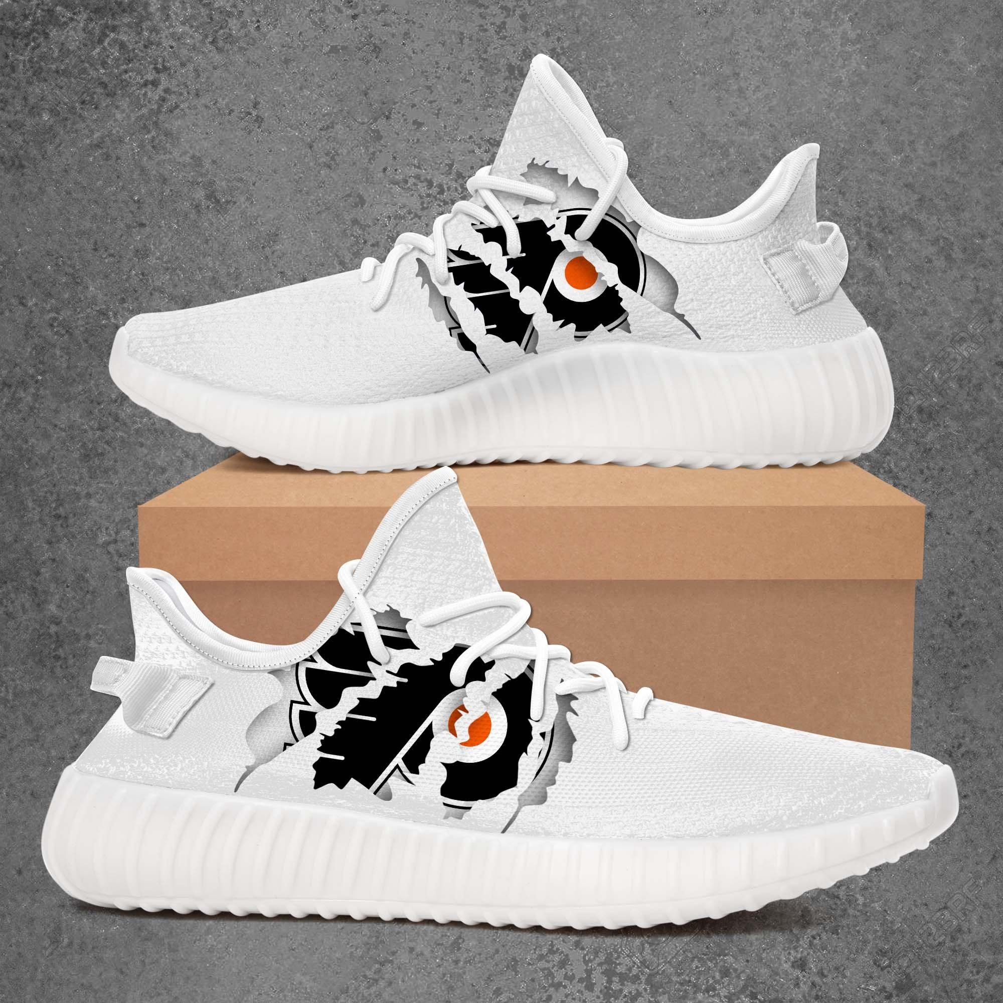 JWFancy Philadelphia Flyers Yeezy Boost Shoes For Men And Women