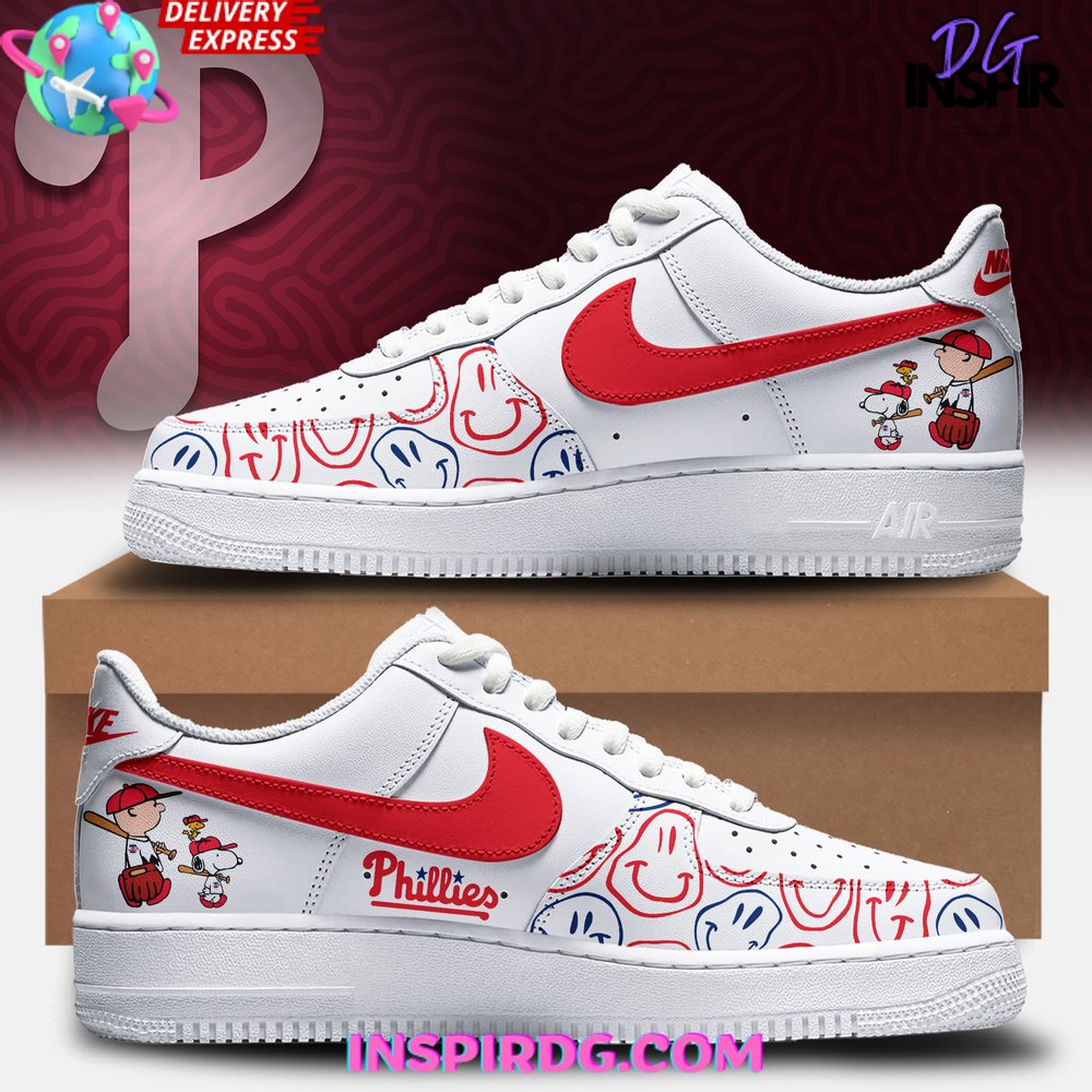 JWFancy Philadelphia Phillies Air Low-Top Sneakers Shoes For Men And Women