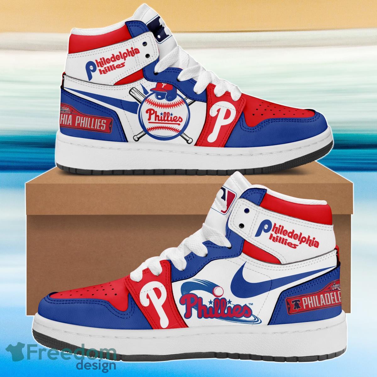 JWFancy Philadelphia Phillies AJ1 High Sneakers Shoes For Men And Women