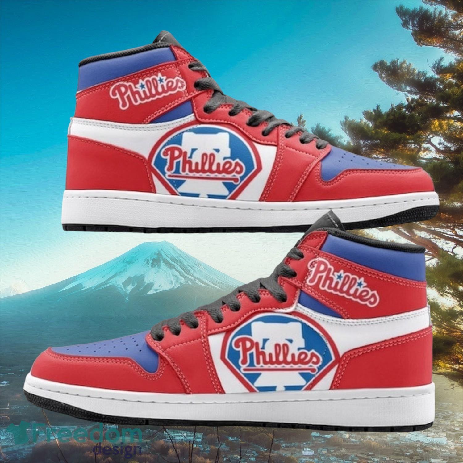 JWFancy Philadelphia Phillies AJ1 High Sneakers Shoes For Men And Women