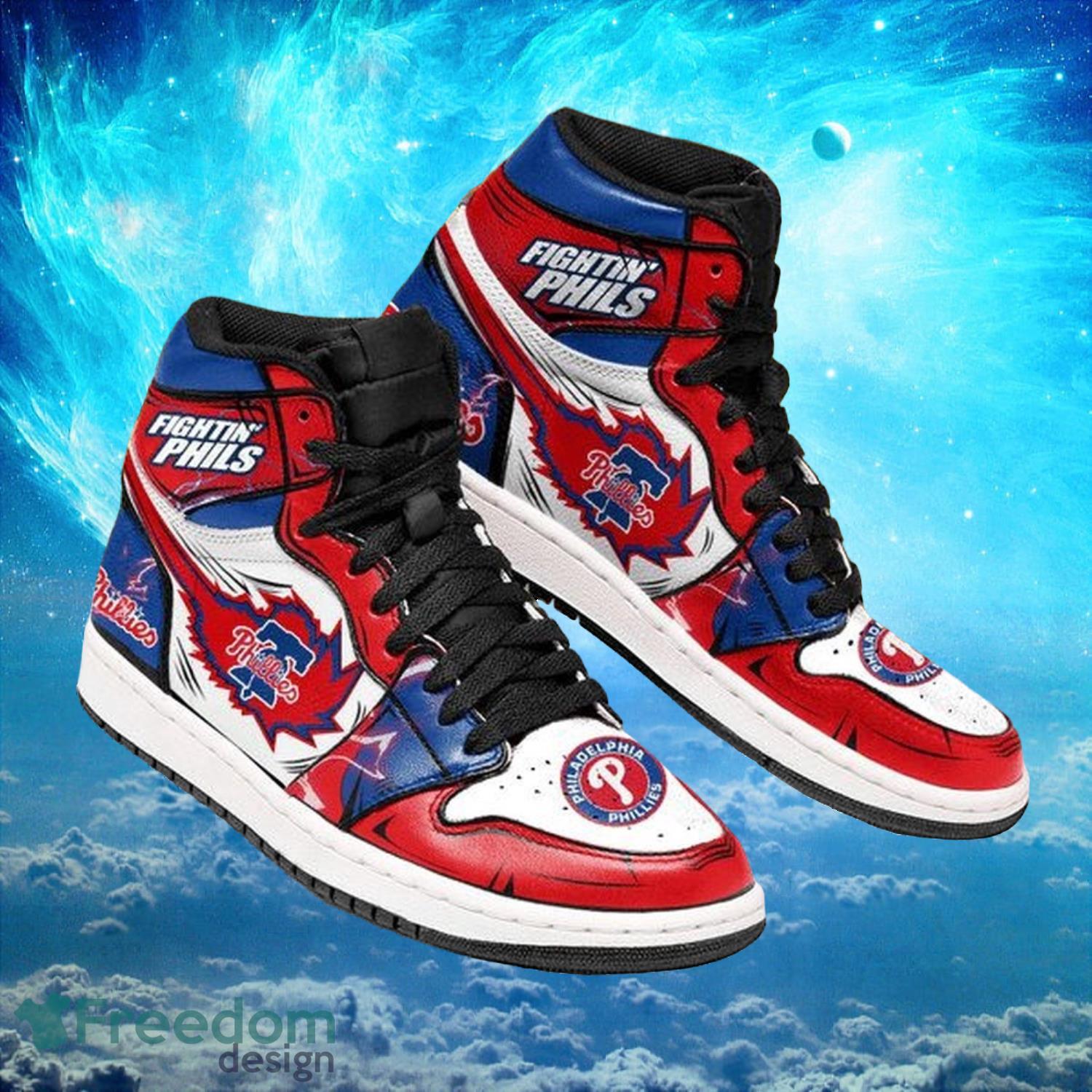 JWFancy Philadelphia Phillies AJ1 High Sneakers Shoes For Men And Women