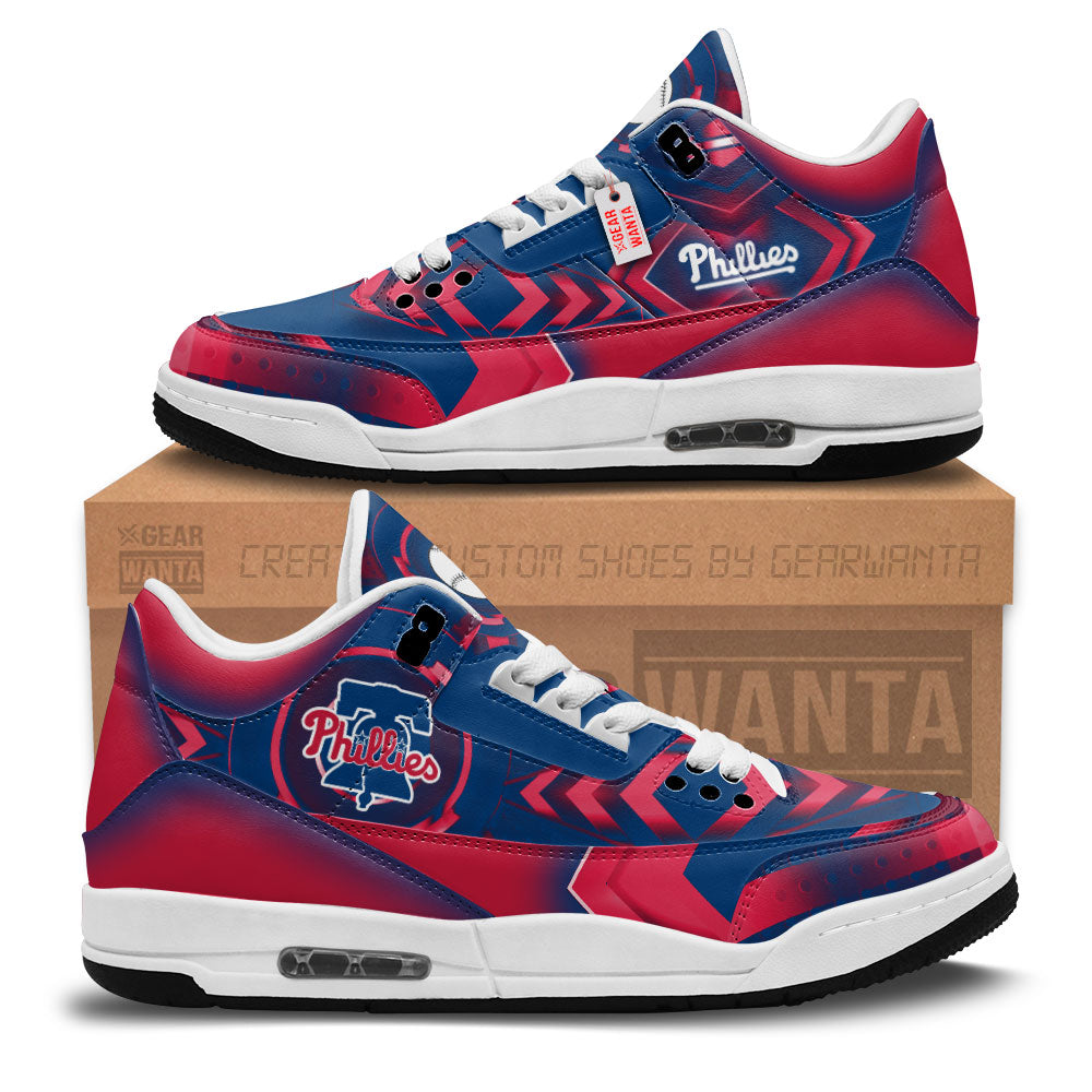 JWFancy Philadelphia Phillies AJ3 Sneakers Shoes For Men And Women