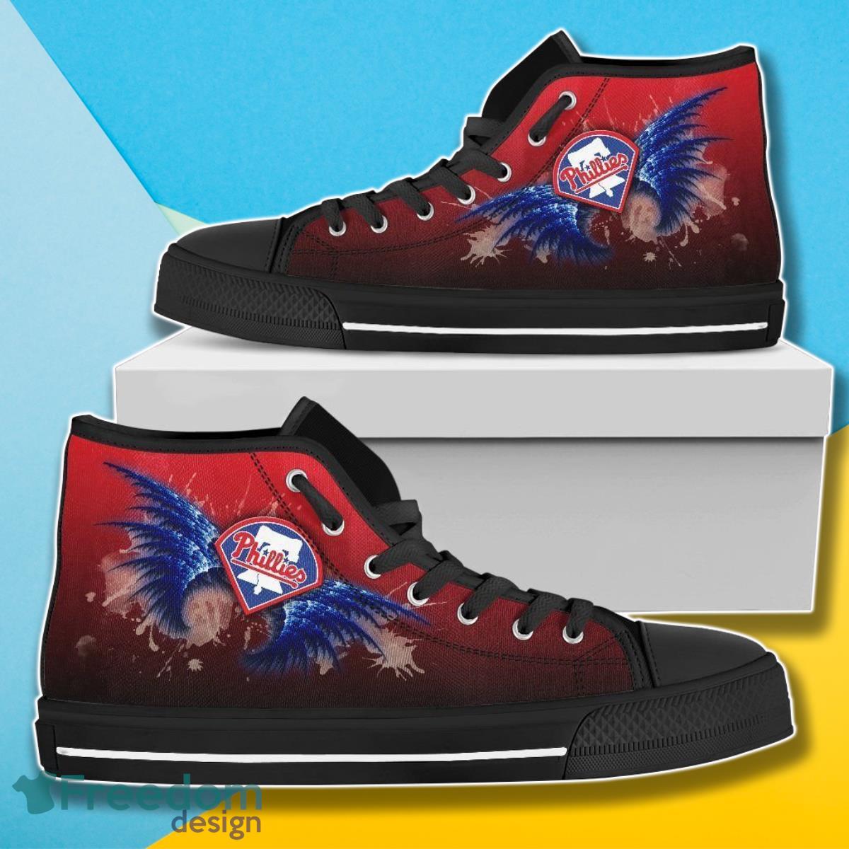 JWFancy Philadelphia Phillies High Top Canvas Sneakers Shoes For Men And Women