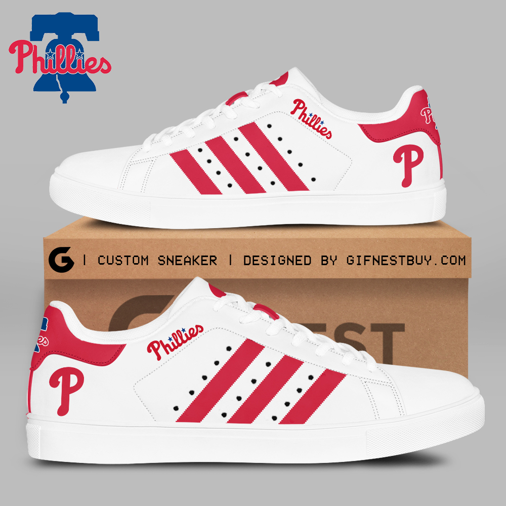 JWFancy Philadelphia Phillies Skate Stan Shoes Sneakes For Men And Women