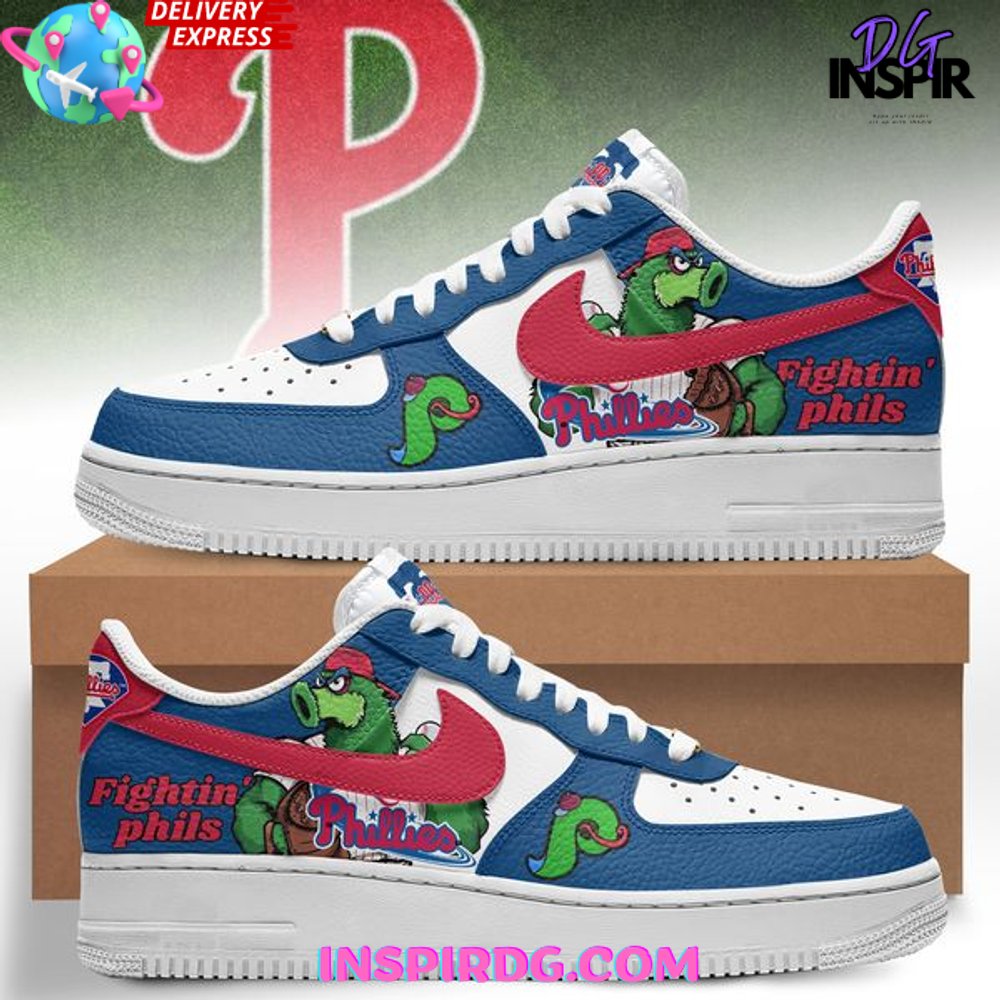 JWFancy Phillie Phanatic Fightin Phils Air Low-Top Sneakers Shoes For Men And Women