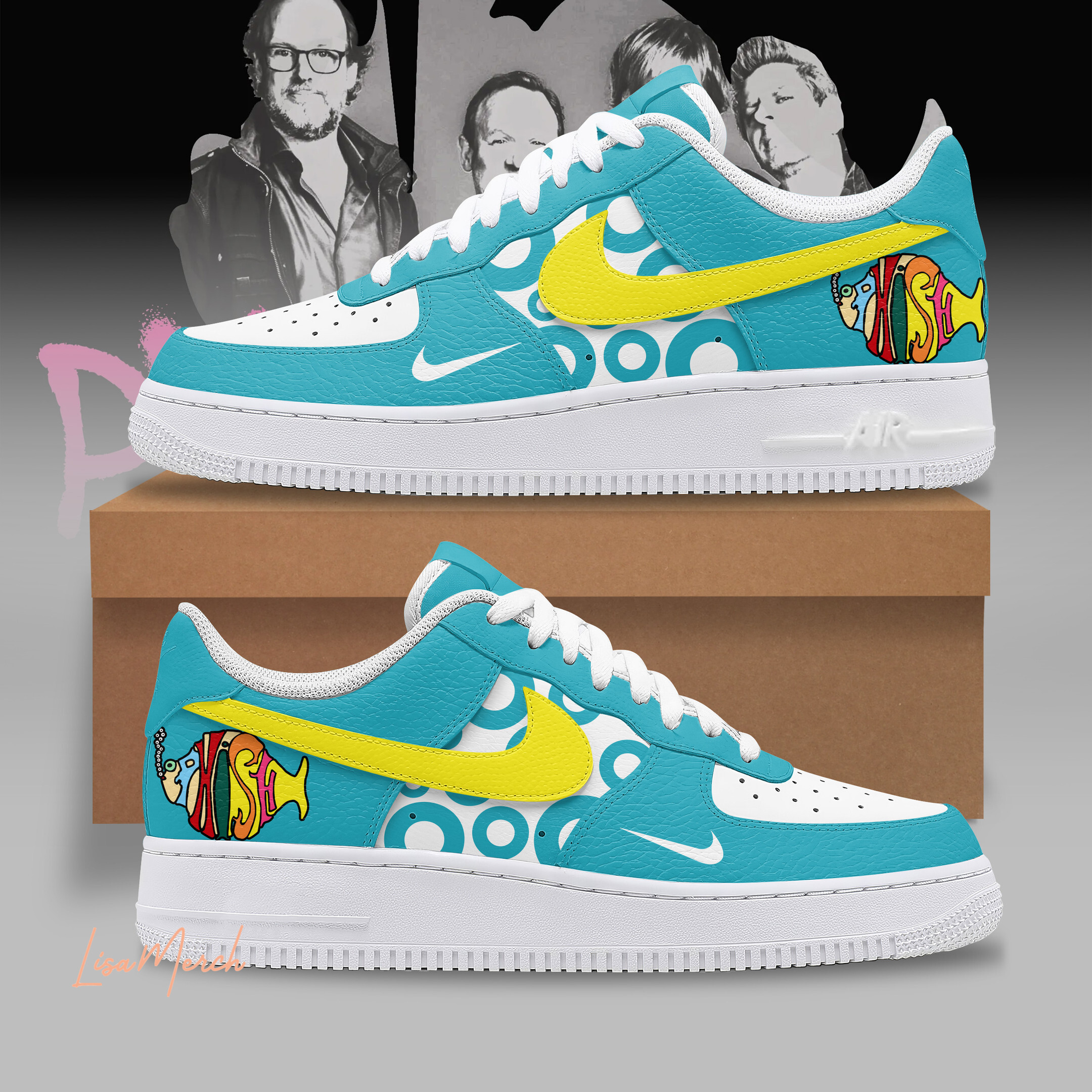 JWFancy Phish Air Low-Top Sneakers Shoes For Men And Women