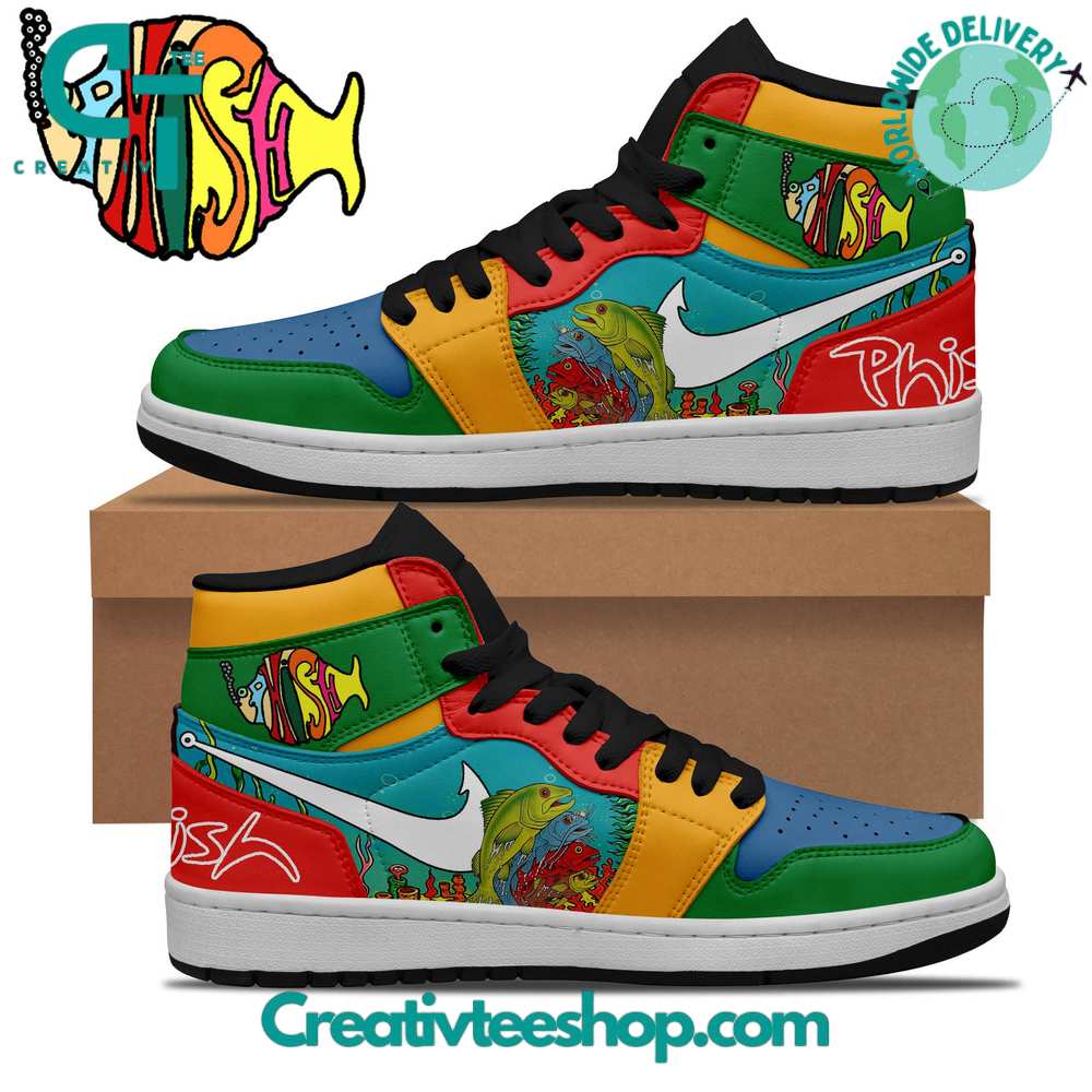 JWFancy Phish AJ1 High Sneakers Shoes For Men And Women