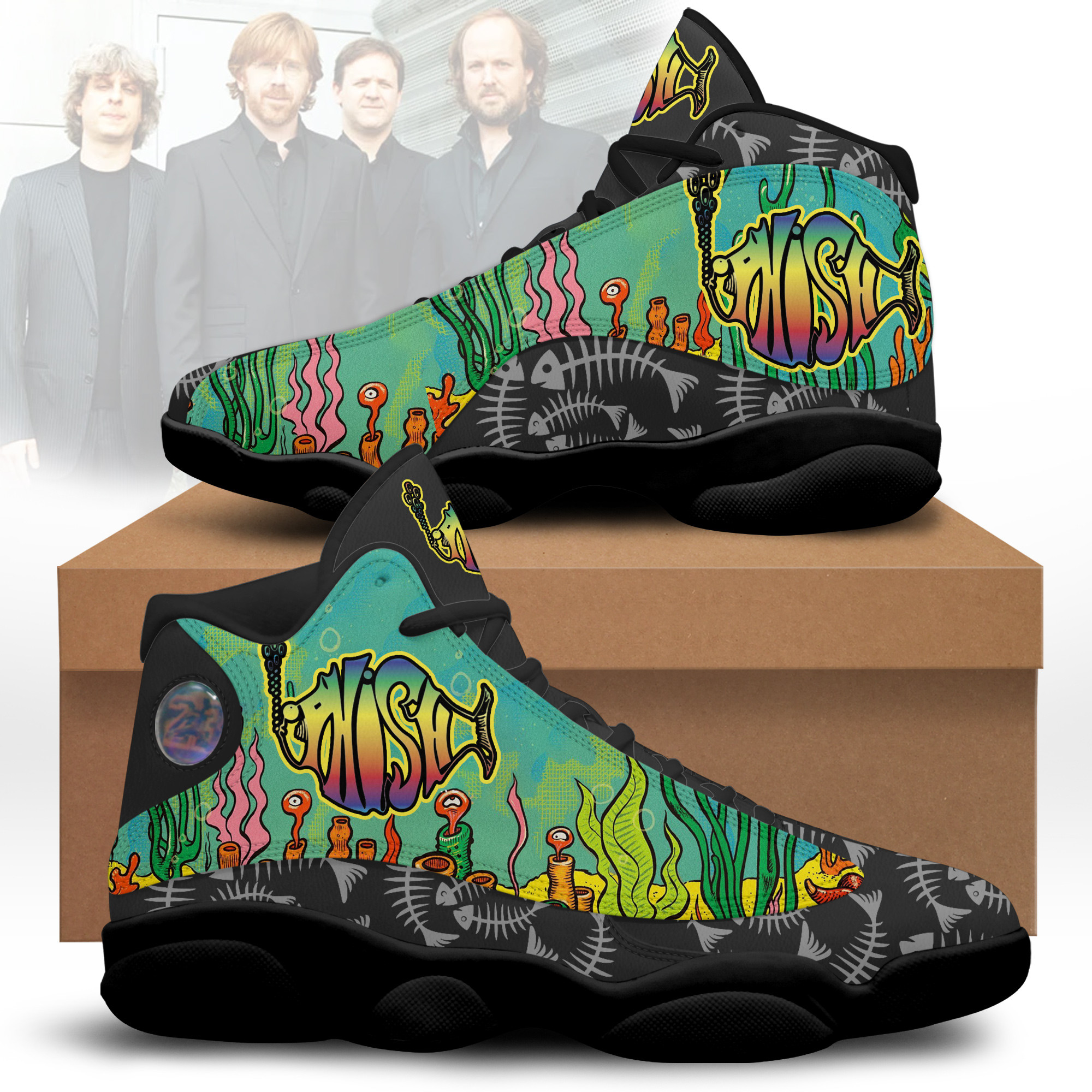 JWFancy Phish AJ13 Sneakers Shoes For Men And Women