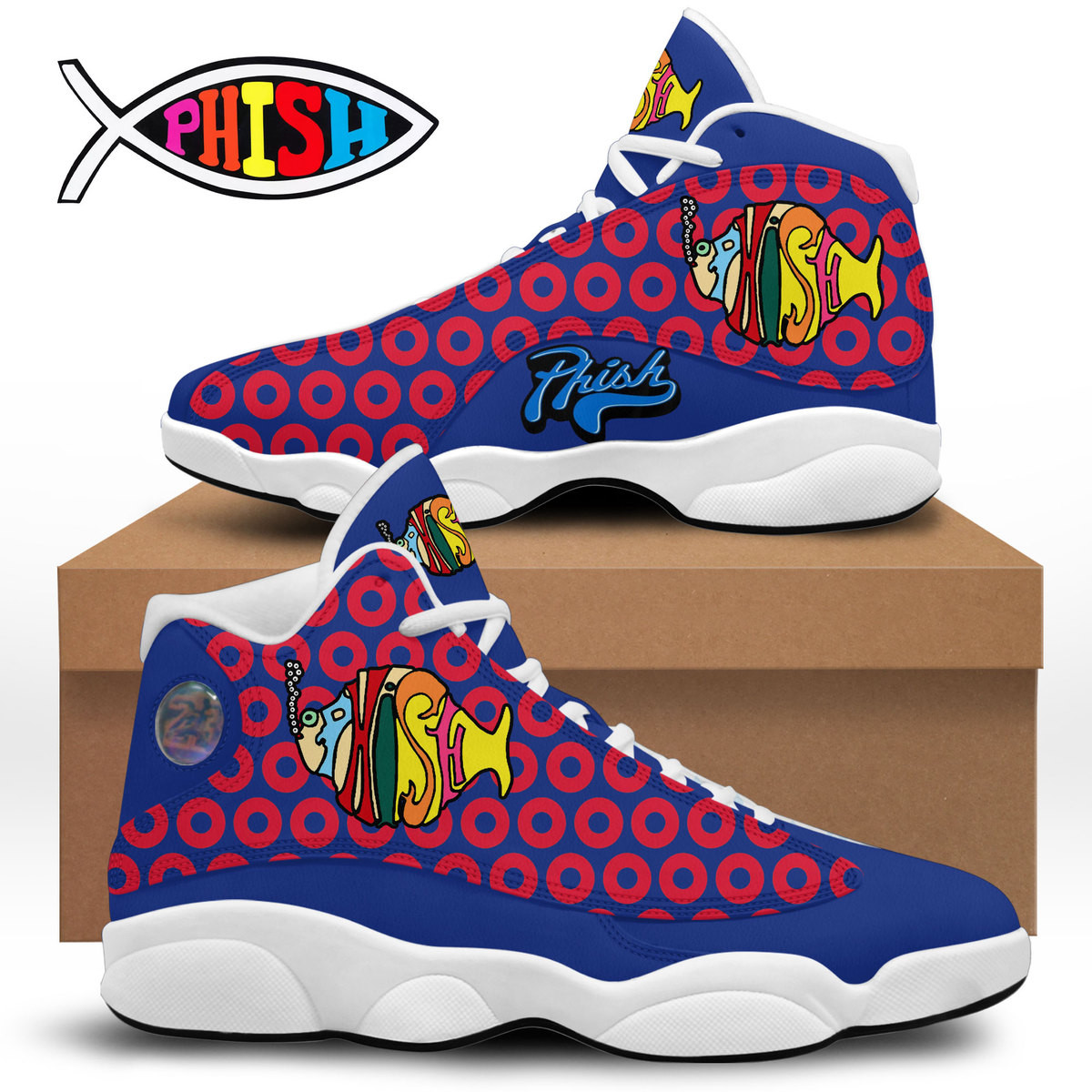JWFancy Phish AJ13 Sneakers Shoes For Men And Women