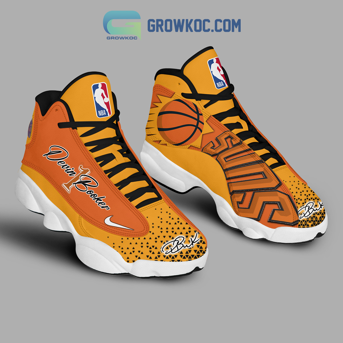 JWFancy Phoenix Suns AJ13 Sneakers Shoes For Men And Women
