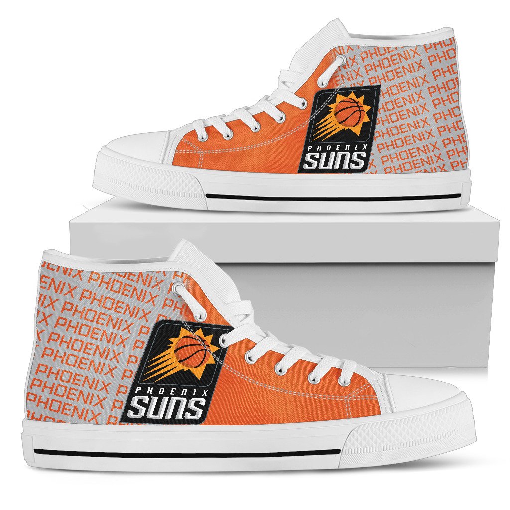 JWFancy Phoenix Suns High Top Canvas Sneakers Shoes For Men And Women