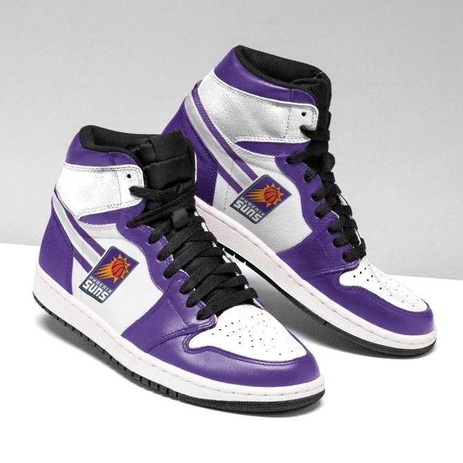 JWFancy Phoenix Suns NBA AJ1 High Sneakers Shoes For Men And Women