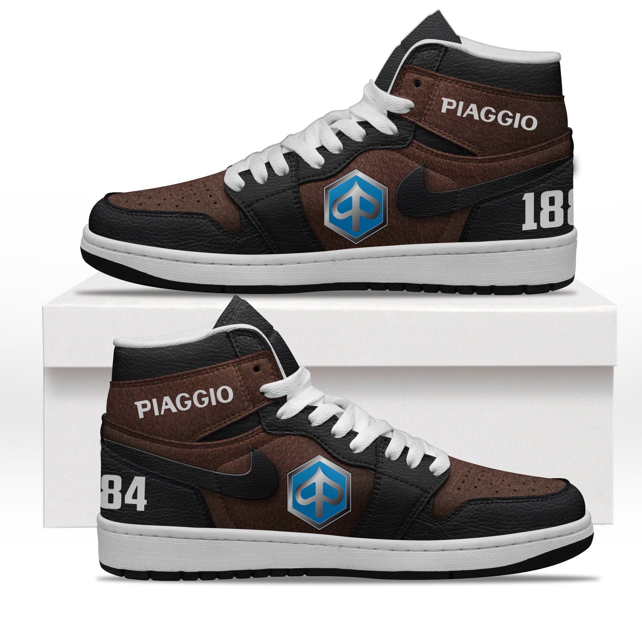 JWFancy Piaggio High Sneakers Shoes For Men And Women