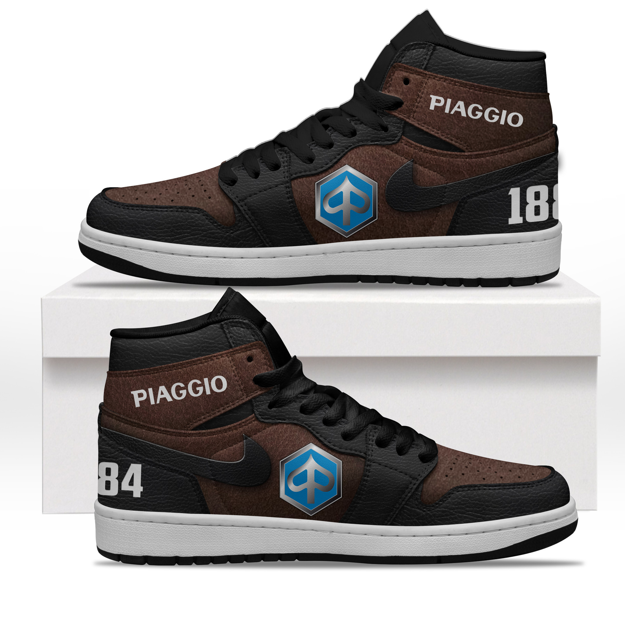 JWFancy Piaggio High Sneakers Shoes For Men And Women