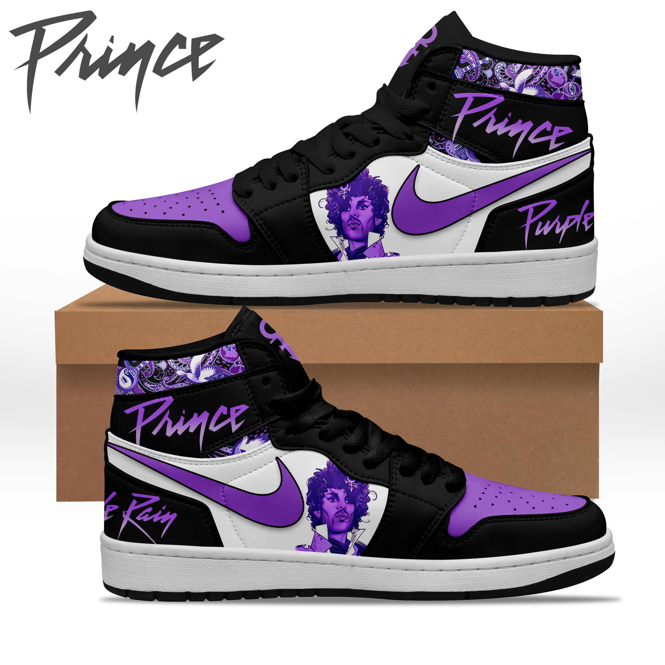 JWFancy Piece AJ1 High Sneakers Shoes For Men And Women