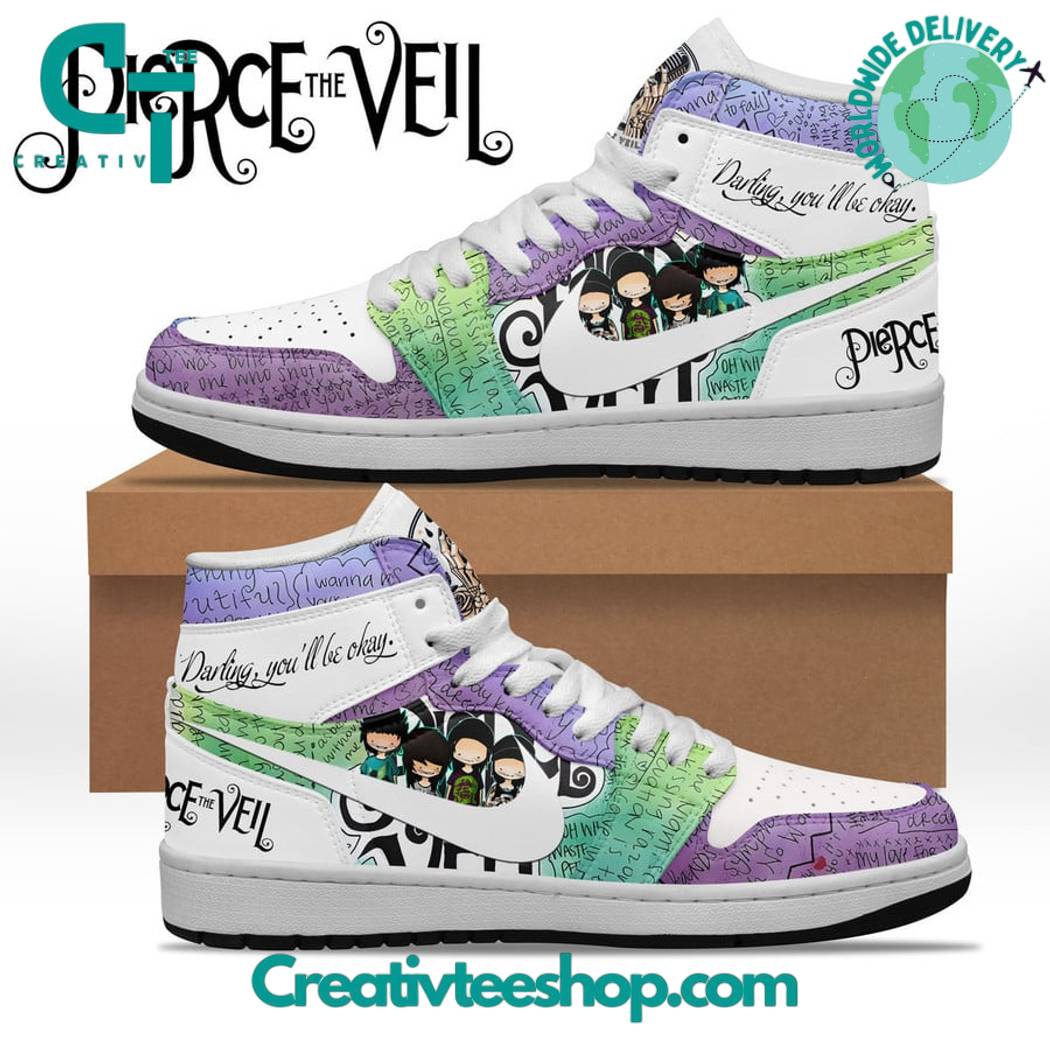 JWFancy Pierce The Veil AJ1 High Sneakers Shoes For Men And Women
