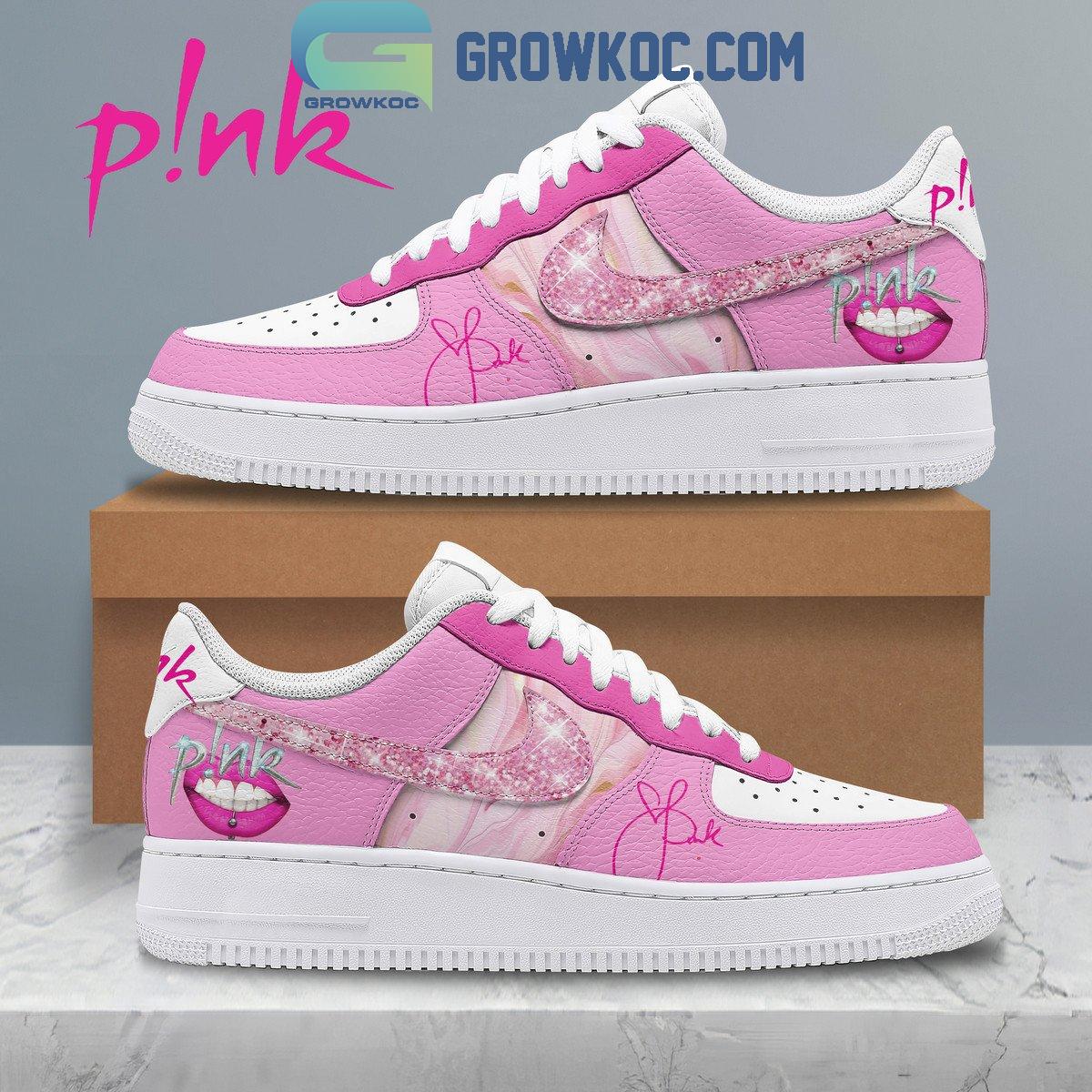 JWFancy Pink Air Low-Top Sneakers Shoes For Men And Women