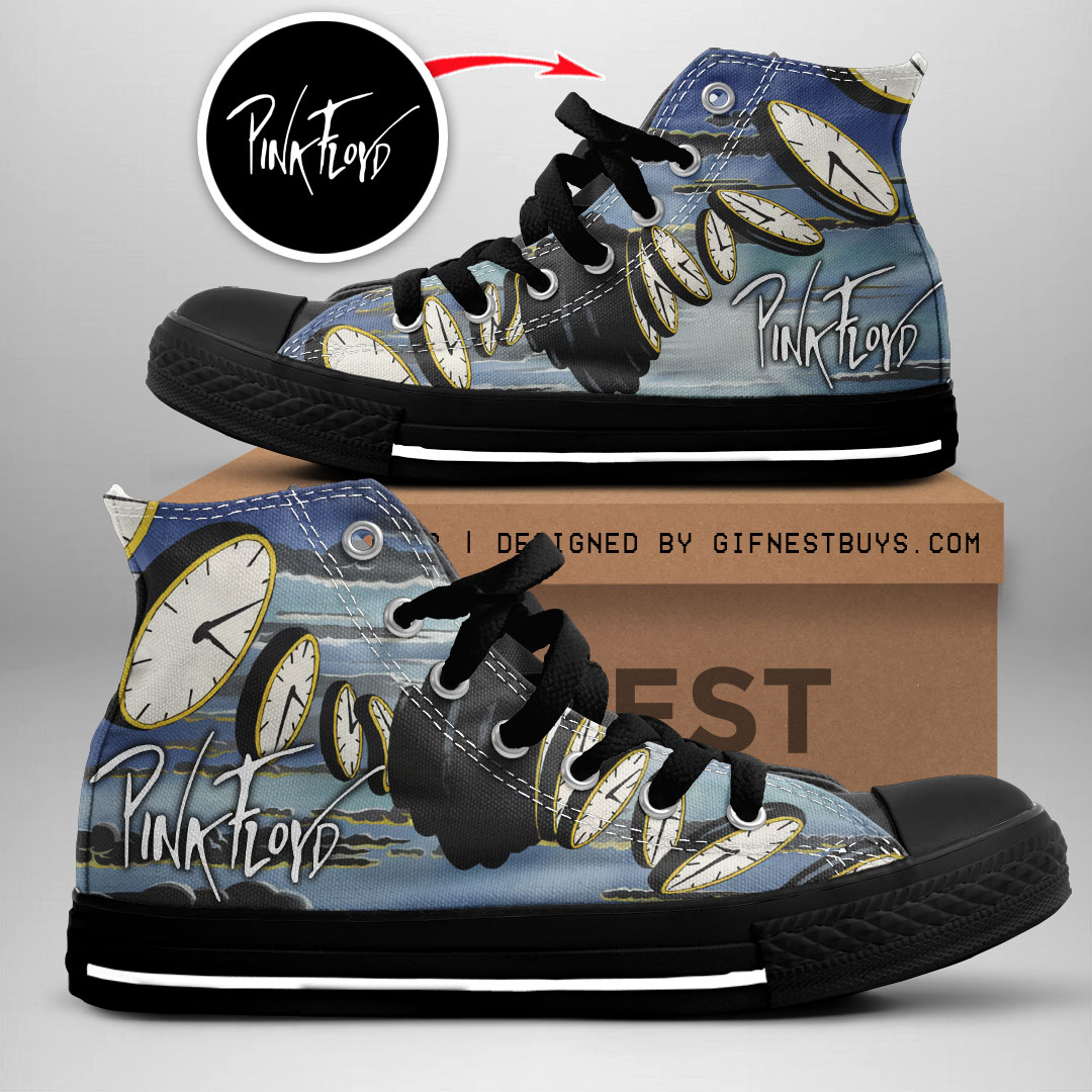 JWFancy Pink Floyd High Top Canvas Sneakers Shoes For Men And Women
