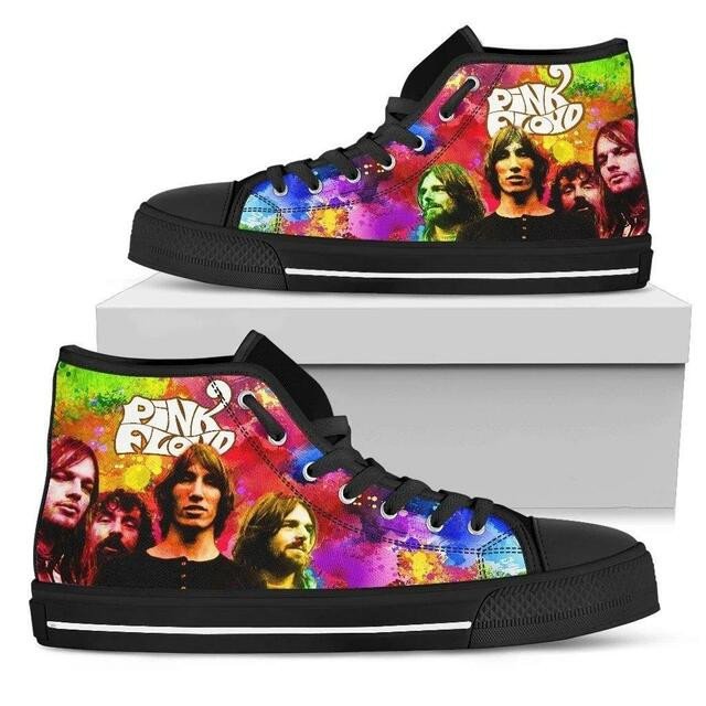 JWFancy Pink Floyd High Top Canvas Sneakers Shoes For Men And Women