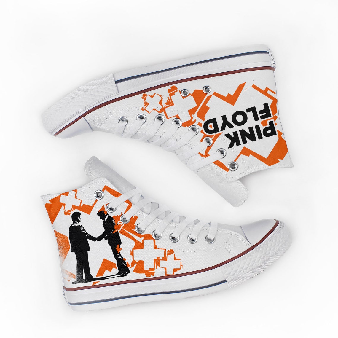 JWFancy Pink Floyd High Top Canvas Sneakers Shoes For Men And Women