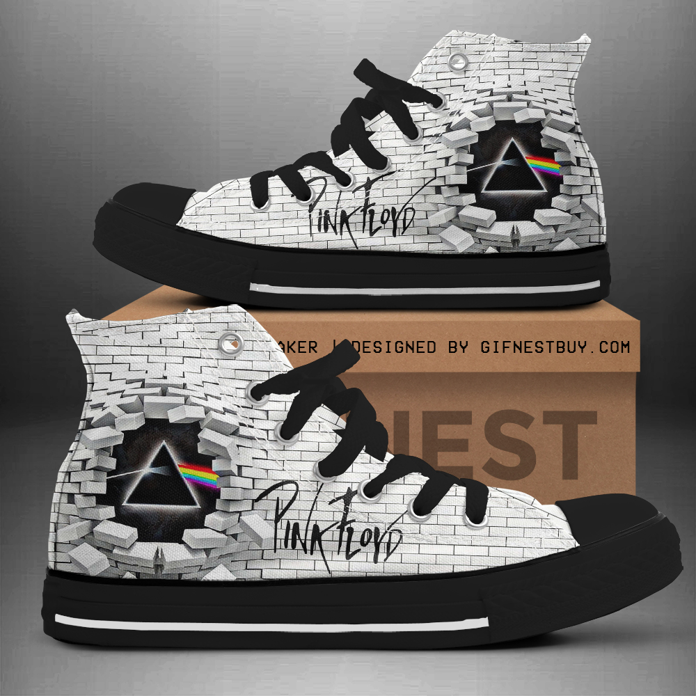 JWFancy Pink Floyd High Top Canvas Sneakers Shoes For Men And Women