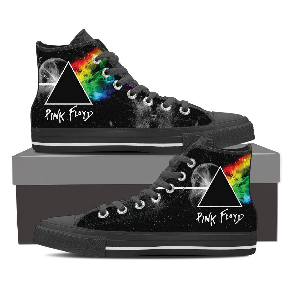 JWFancy Pink Floyd High Top Canvas Sneakers Shoes For Men And Women