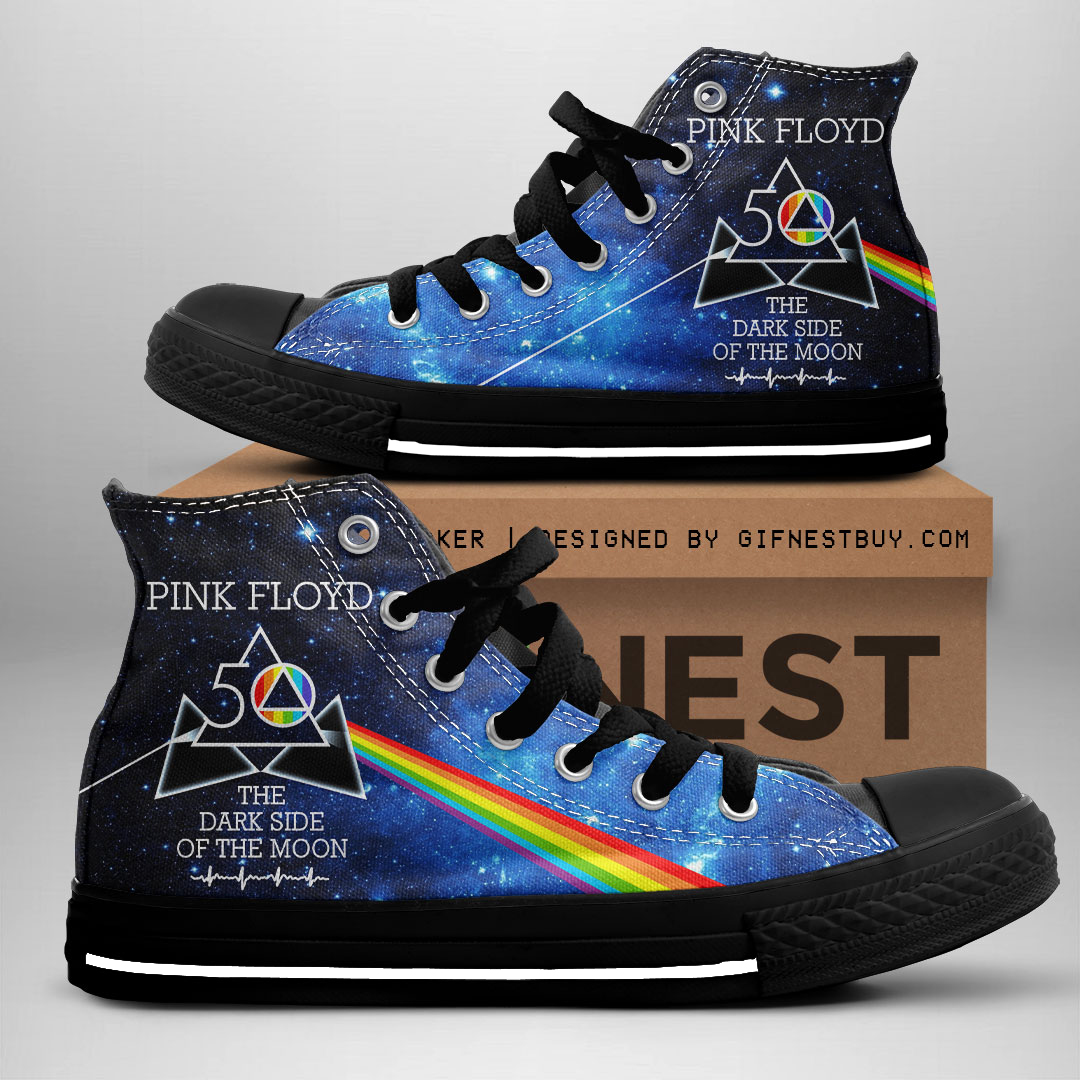 JWFancy Pink Floyd High Top Canvas Sneakers Shoes For Men And Women