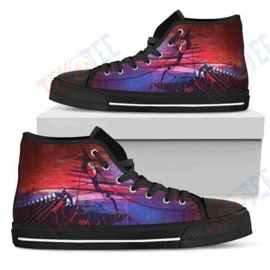 JWFancy Pink Floyd High Top Canvas Sneakers Shoes For Men And Women