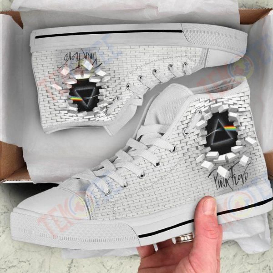 JWFancy Pink Floyd High Top Canvas Sneakers Shoes For Men And Women