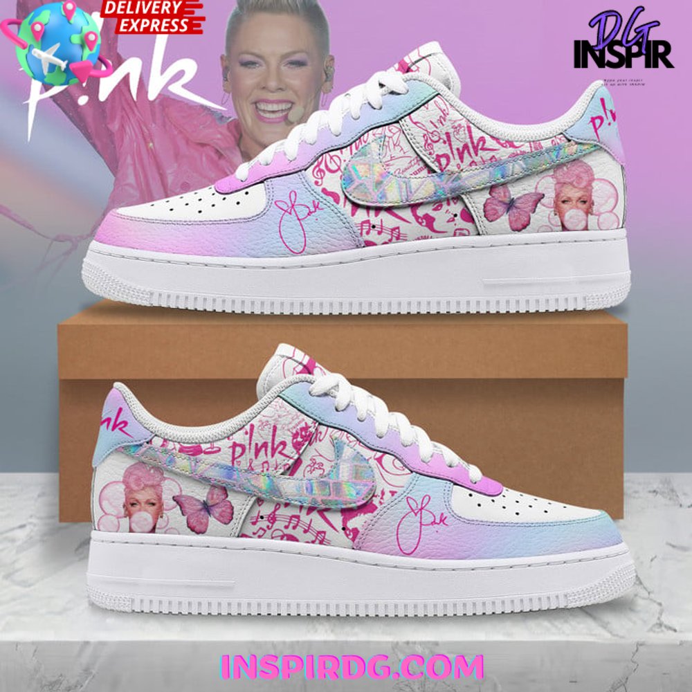 JWFancy Pink Pop Star Air Low-Top Sneakers Shoes For Men And Women