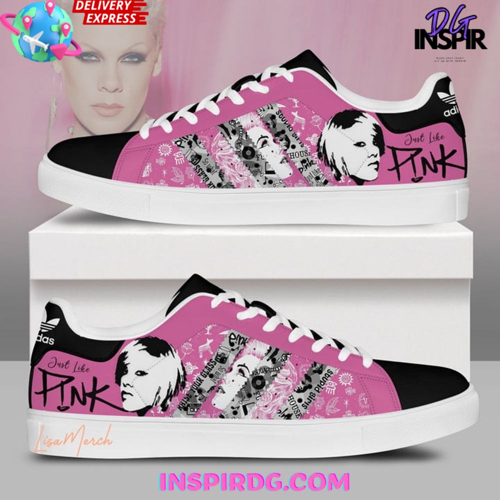JWFancy Pink Rockstar Skate Stan Shoes Sneakes For Men And Women