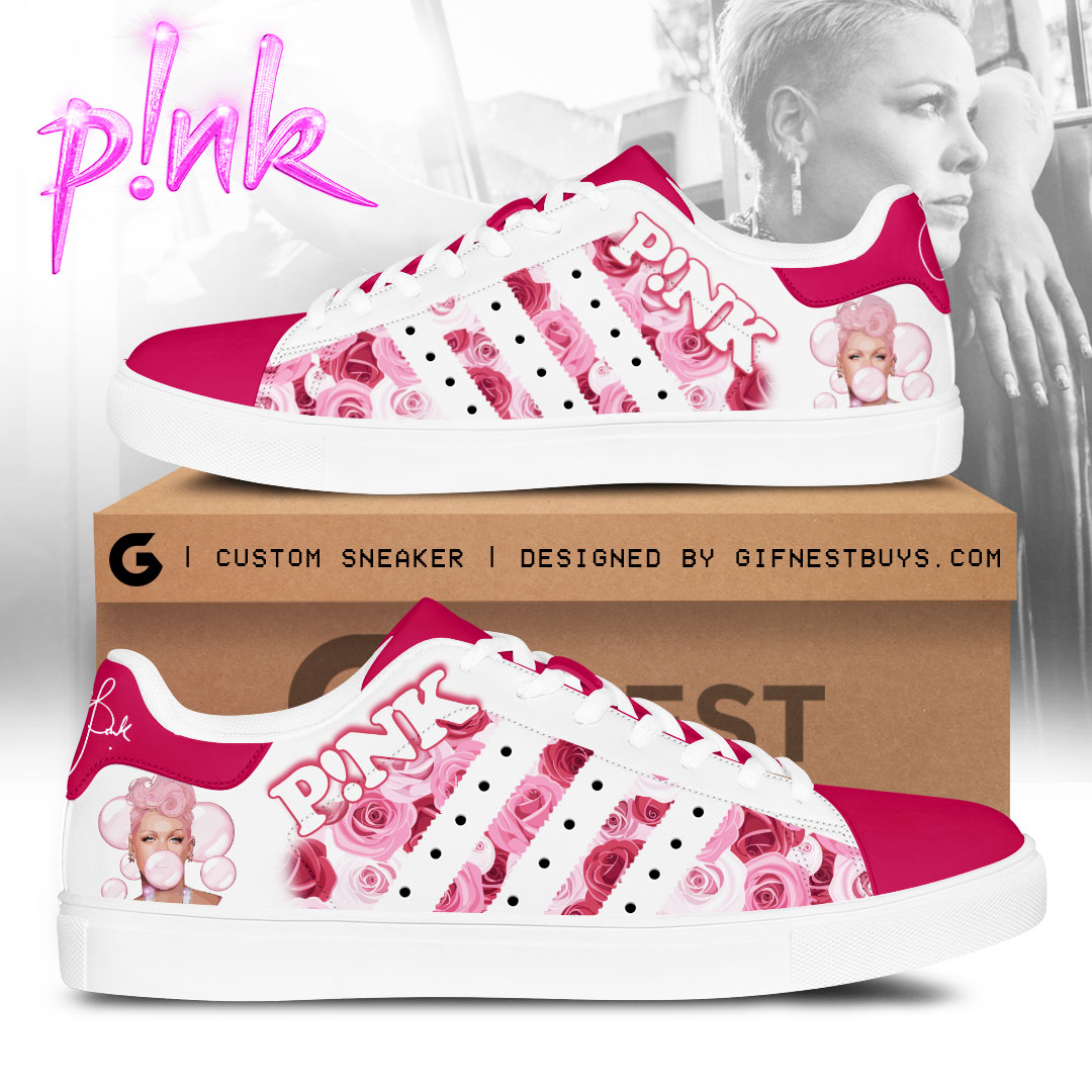 JWFancy Pink Skate Stan Shoes Sneakes For Men And Women