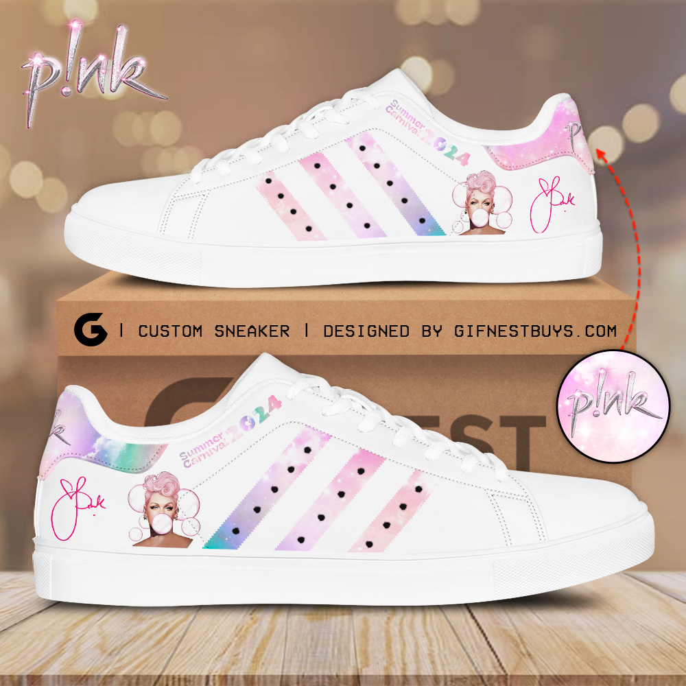 JWFancy Pink Skate Stan Shoes Sneakes For Men And Women