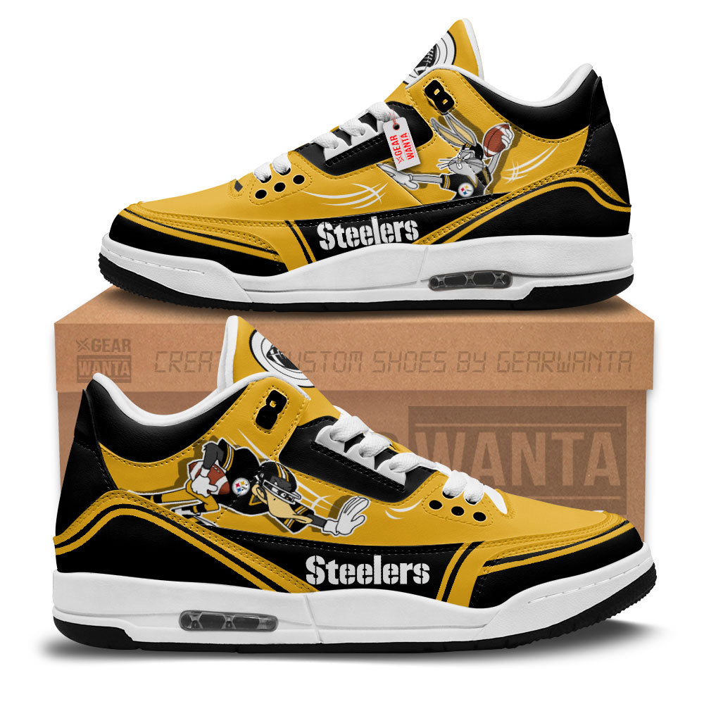 JWFancy Pittsburgh Penguins AJ3 Sneakers Shoes For Men And Women