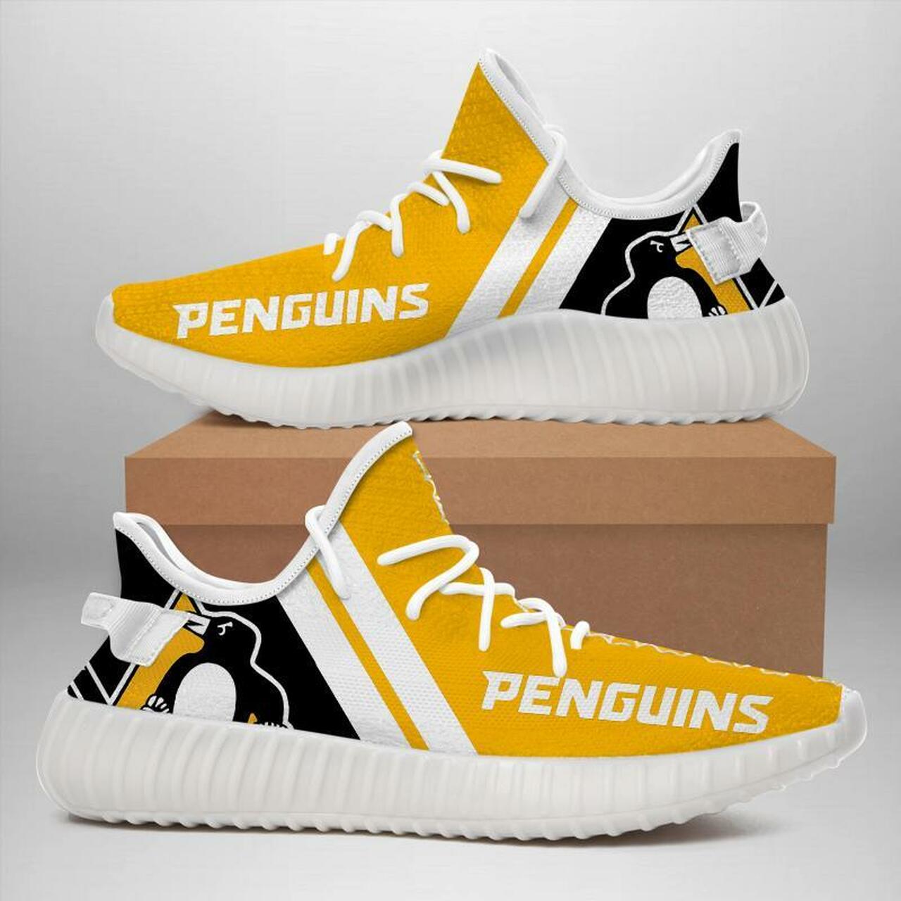JWFancy Pittsburgh Penguins Yeezy Boost Shoes For Men And Women