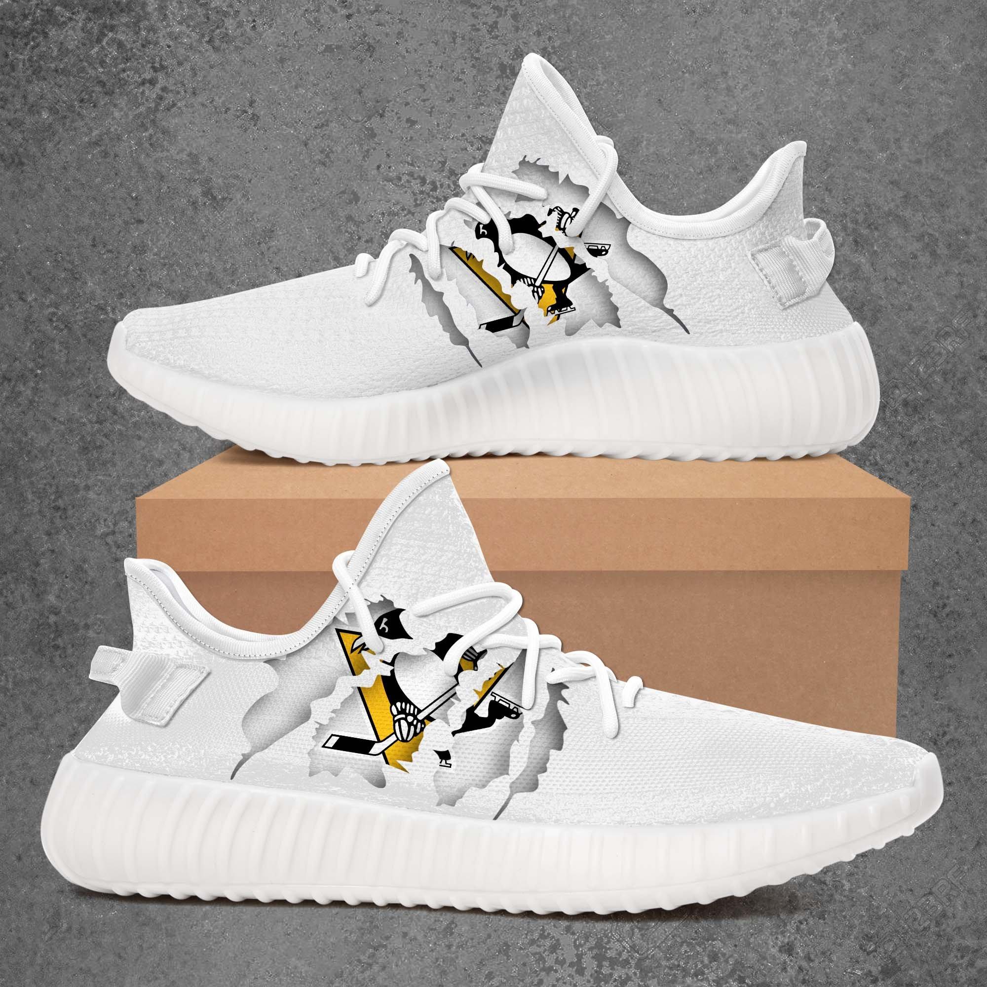 JWFancy Pittsburgh Penguins Yeezy Boost Shoes For Men And Women