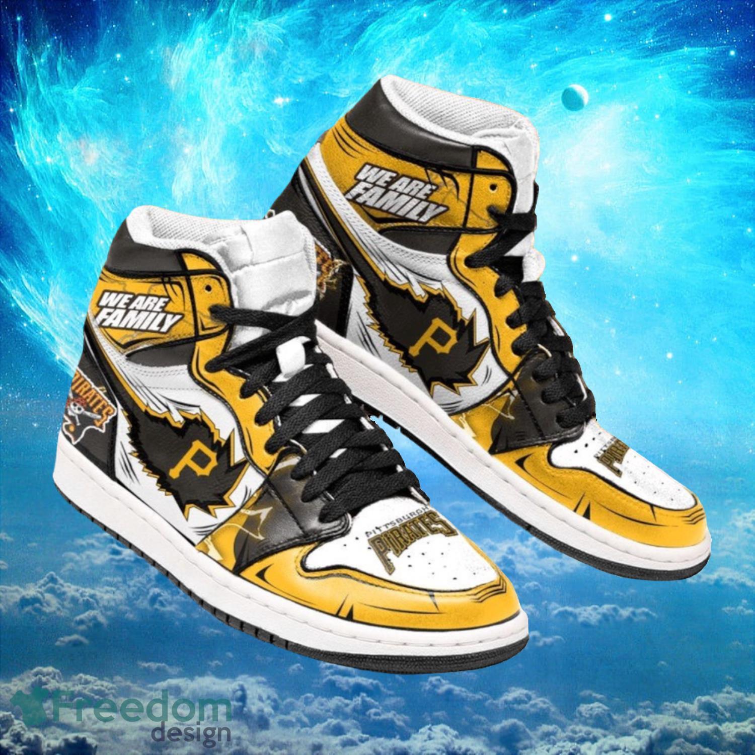 JWFancy Pittsburgh Pirates AJ1 High Sneakers Shoes For Men And Women