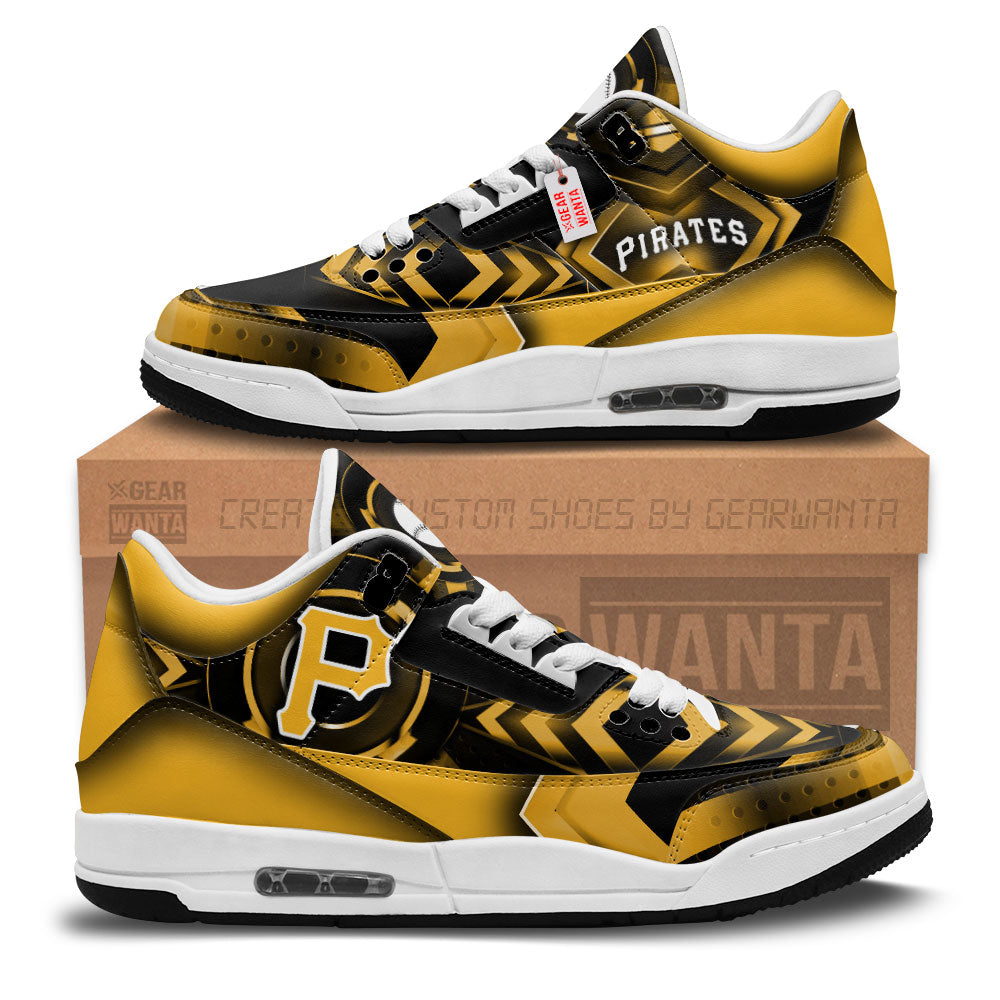 JWFancy Pittsburgh Pirates AJ3 Sneakers Shoes For Men And Women