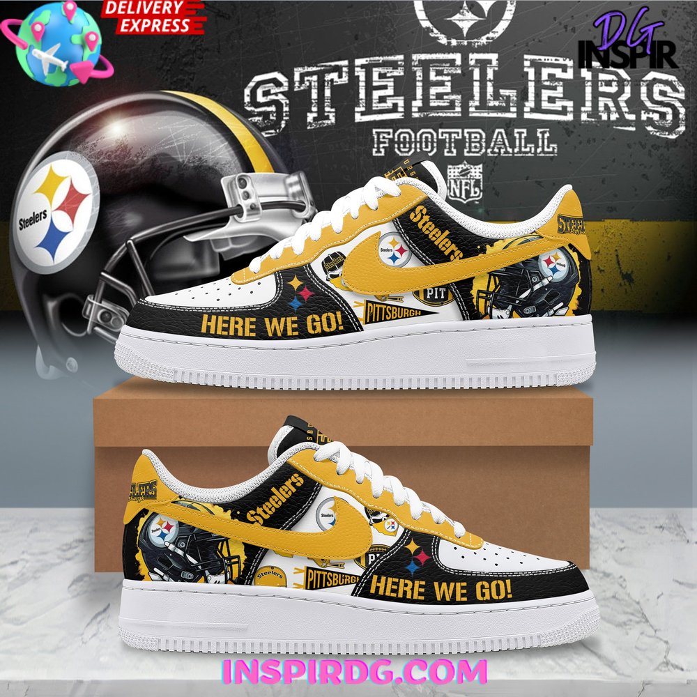 JWFancy Pittsburgh Steelers Air Low-Top Sneakers Shoes For Men And Women