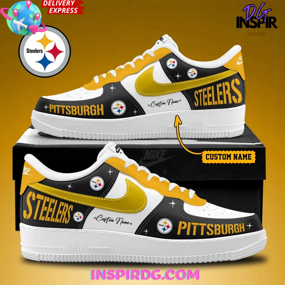 JWFancy Pittsburgh Steelers Air Low-Top Sneakers Shoes For Men And Women