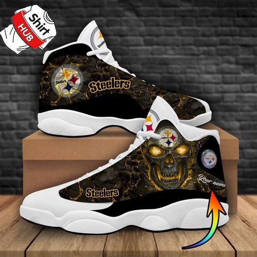 JWFancy Pittsburgh Steelers AJ13 Sneakers Shoes For Men And Women