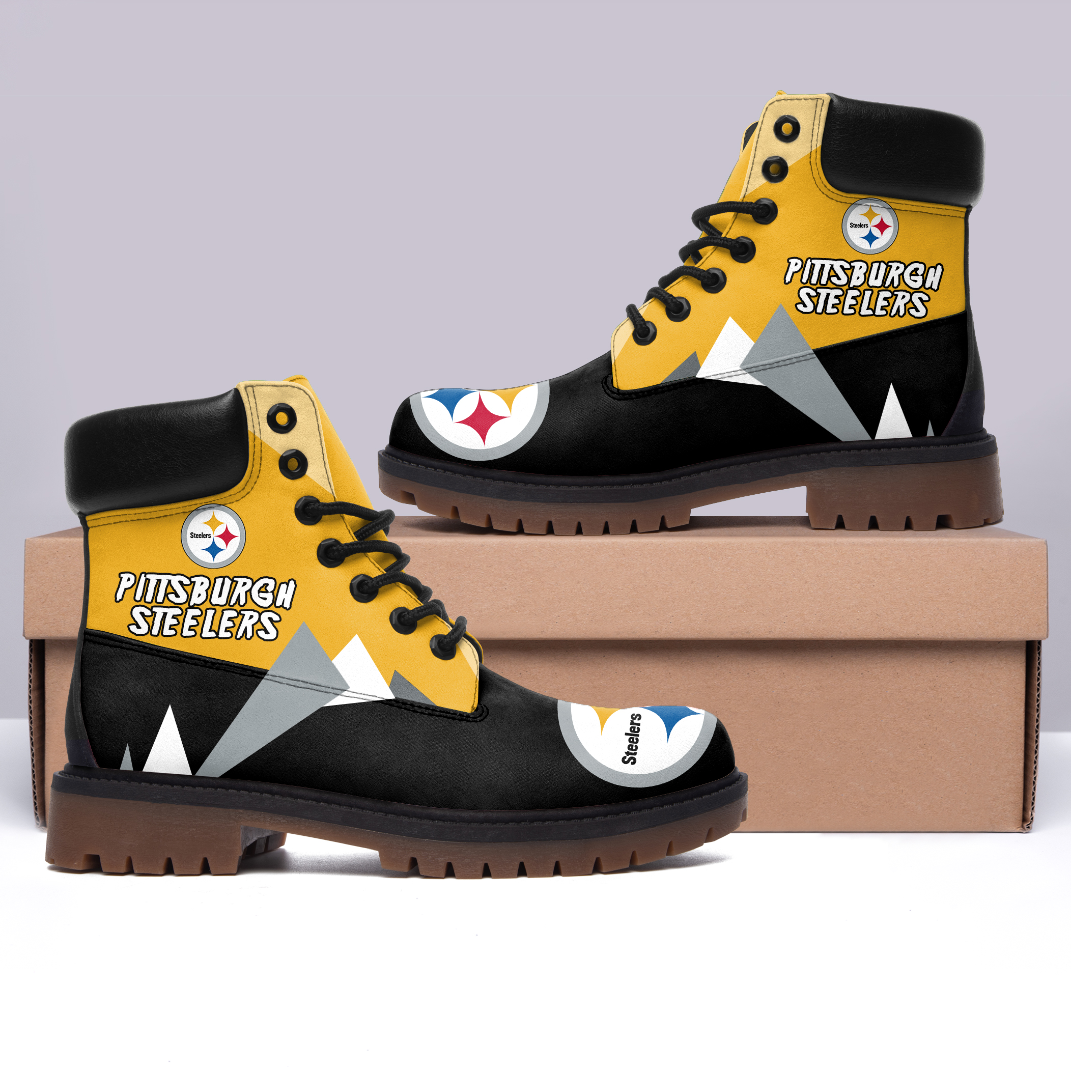 JWFancy Pittsburgh Steelers Boots Shoes For Men And Women
