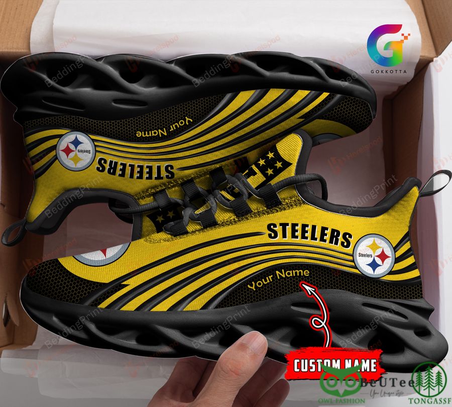 JWFancy Pittsburgh Steelers Max Soul Shoes Sneakers For Men And Women