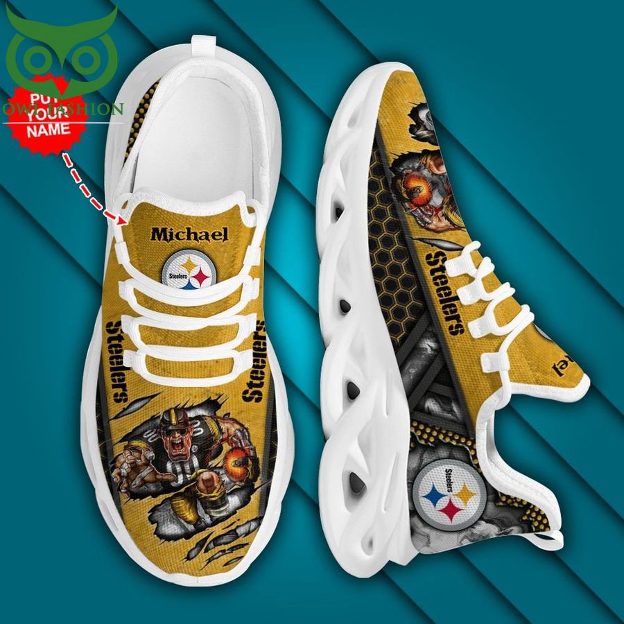 JWFancy Pittsburgh Steelers Max Soul Shoes Sneakers For Men And Women