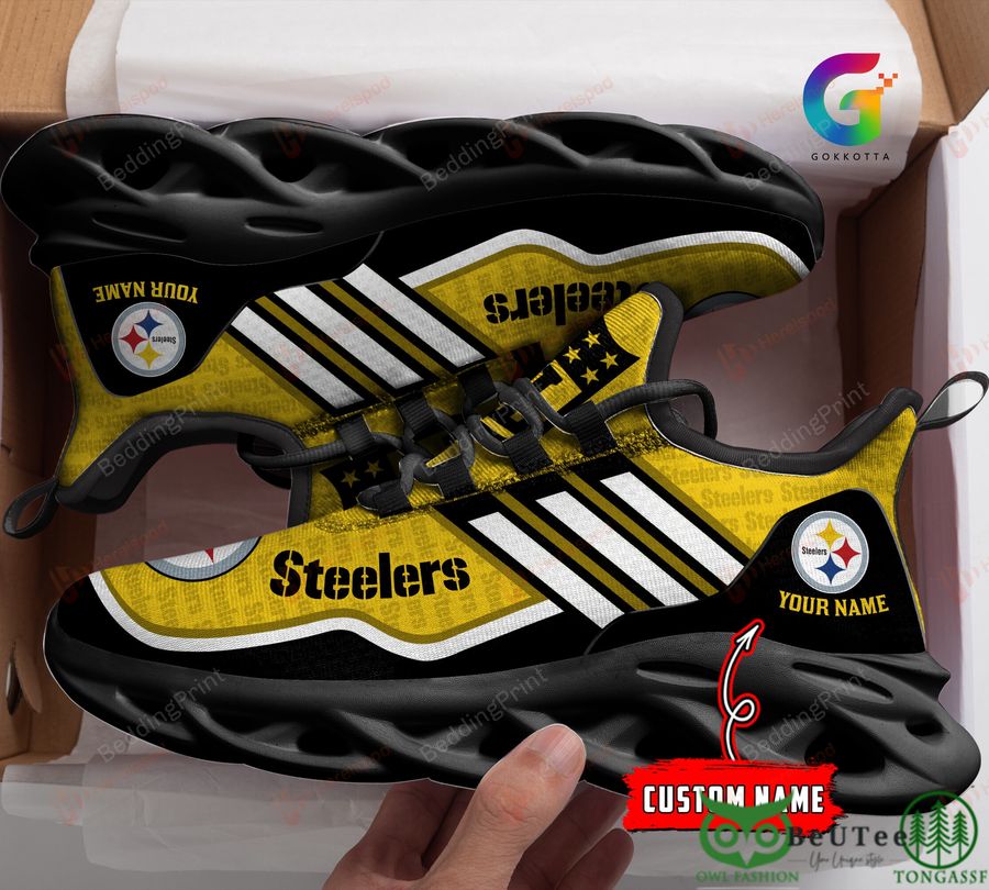 JWFancy Pittsburgh Steelers Max Soul Shoes Sneakers For Men And Women