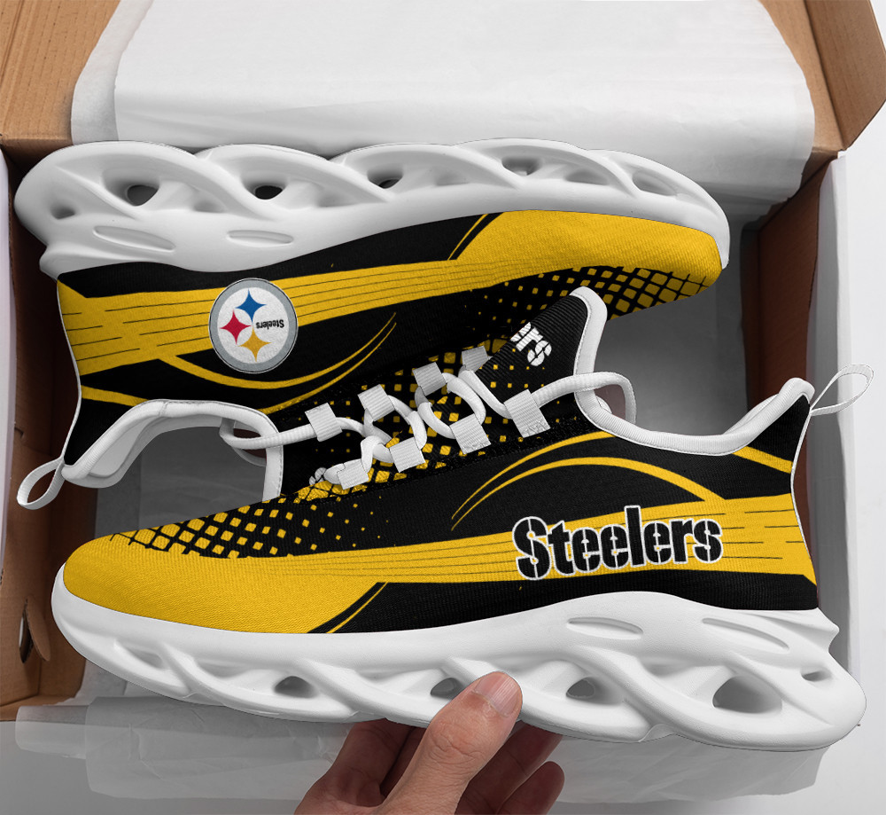JWFancy Pittsburgh Steelers Max Soul Shoes Sneakers For Men And Women