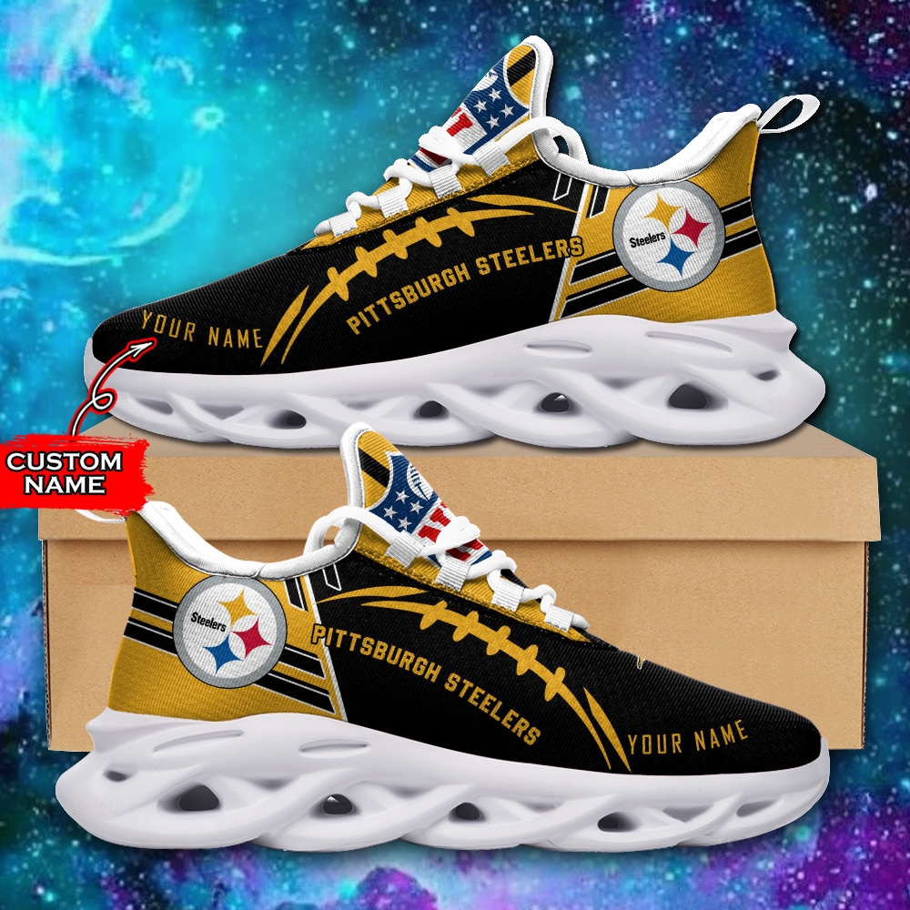 JWFancy Pittsburgh Steelers Max Soul Shoes Sneakers For Men And Women