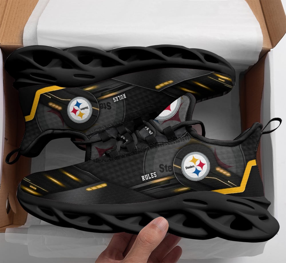 JWFancy Pittsburgh Steelers Max Soul Shoes Sneakers For Men And Women