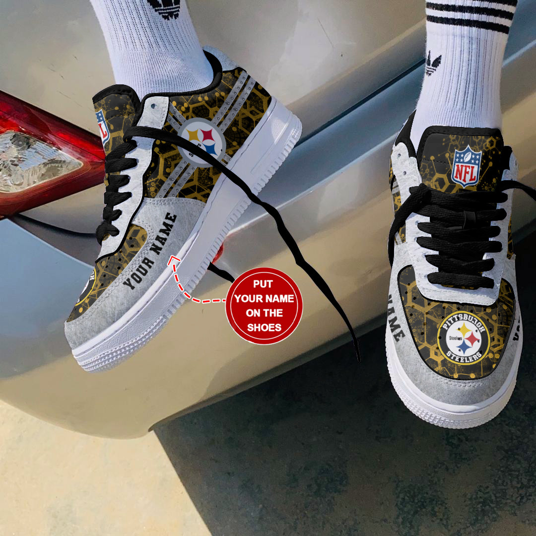 JWFancy Pittsburgh Steelers NFL Air Low-Top Sneakers Shoes For Men And Women